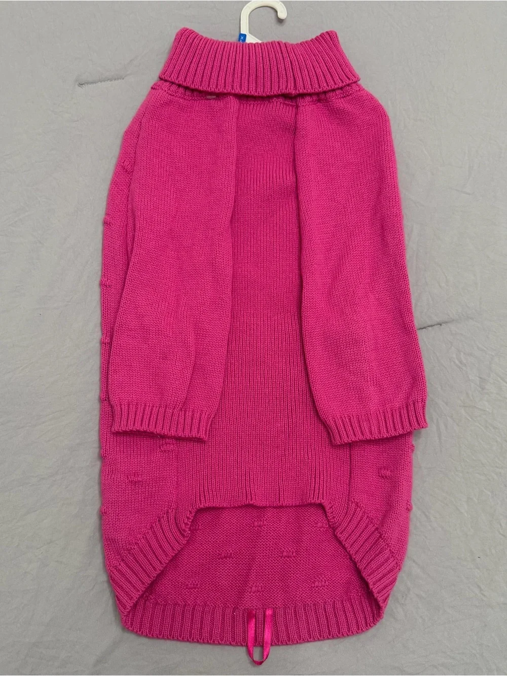 Top Paw Pink Textured Dog Sweater - X-Large